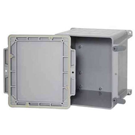 18 x 18 hinged lockable junction box|18x18x6 pvc pull box.